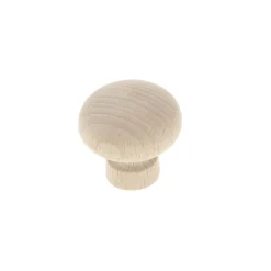 Bouton de meuble arrondi pine Ø2.5CM X L.2.5CM X H.2.5CM X P.2.1CM