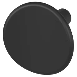 Bouton de meuble arrondi GoodHome Meham blanc Ø3.5cm x l.3.2cm x h. 3cm x p.3cm