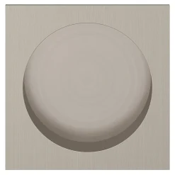 Bouton de meuble arrondi GoodHome Minzh bronze Ø3.5cm x l.3.5cm x h. 2cm x p.2cm