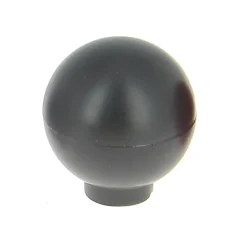 Bouton de meuble arrondi Ferel noir ⌀.27mm x L.27mm