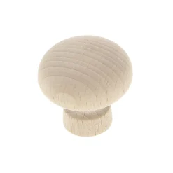 Bouton de meuble arrondi pine Ø3.3CM X L.3.3CM X H.3.3CM X P.2.8CM