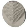Bouton de meuble arrondi Garlan gris ⌀.34mm x L.34mm