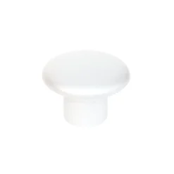 Bouton de meuble arrondi Plastic bronze Ø3.2cm x p.2.1cm