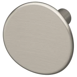 Bouton de meuble arrondi GoodHome Meham gris Ø3.5cm x l.3.2cm x h. 3cm x p.3cm