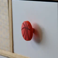 Bouton de meuble ballon de basket GoodHome Ø4,6 x P.2,3 cm