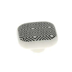 Bouton de meuble carré Beloen multicolore L.41 x l. 41mm