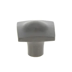 Bouton de meuble carré Maden fer gris GoodHome l.3,6 x H.3,6 cm