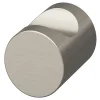 Bouton de meuble cylindre gris Dizel GoodHome Ø2 x P.2,5 cm