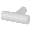 Bouton de meuble en T Dizel GoodHome mat blanc Ø4 x l.1,2 cm x h. 3.5 cm