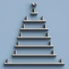 Bouton de meuble en t GoodHome Dizel gris Ø4cm x l.1.2cm x h.3.5cm x p.3.5cm