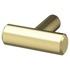 Bouton de meuble en t GoodHome Dizel gris Ø4cm x l.1.2cm x h. 3.5cm