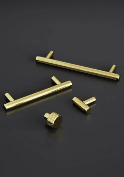 Bouton de meuble en T Irus GoodHome or Ø4 x l.1,2 cm x h. 3.5 cm