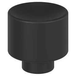Bouton de meuble GoodHome Prat noir Ø3cm x l.3cm x h.2.8cm x p.2.8cm
