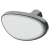 Bouton de meuble GoodHome Armel gris Ø4cm x l.2.1cm x h.3cm x p.3cm