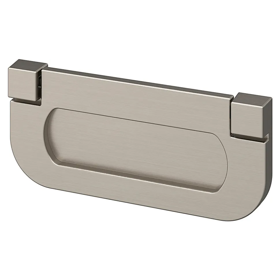 Bouton de meuble GoodHome Govlin gris Ø8cm x l.0.7cm x h.3.5cm x p.3.5cm