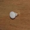 Bouton de meuble GoodHome Porcelaine Vras or Ø2.9cm x l.2.9cm x h. 2.9cm x p.3.2cm