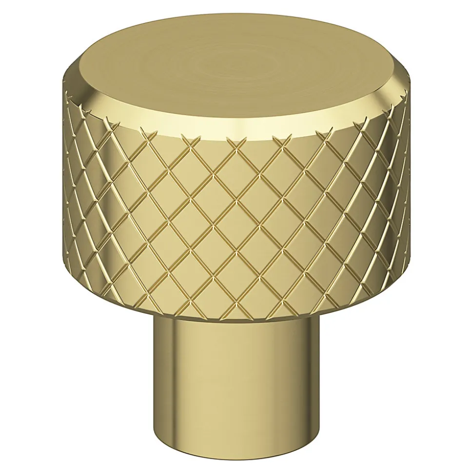 Bouton de meuble GoodHome Irus or Ø2.5cm x l.2.5cm x h.2.6cm x p.2.6cm