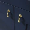 Bouton de meuble GoodHome Tudy or 1.8cm x h.5cm x p.2cm