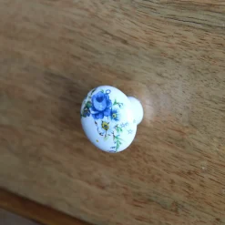 Bouton de meuble Locarn blanc Ø3.2cm x p.2.5cm