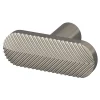 Bouton de meuble ovale GoodHome Garlan gris Ø4.5cm x l.1.5cm x h. 2.7cm x p.2.7cm