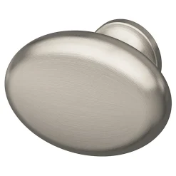 Bouton de meuble ovale GoodHome Ruis or Ø3.5cm x l.2.3cm x h. 2.6cm x p.2.6cm