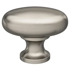 Bouton de meuble ovale GoodHome Ruis or Ø3.5cm x l.2.3cm x h. 2.6cm x p.2.6cm