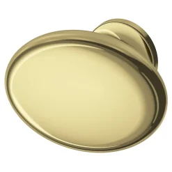 Bouton de meuble Ovale Ruis GoodHome or Ø3.5 x l.2,3 cm x h. 2.6 cm