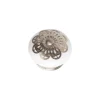 Bouton de meuble porcelaine diamètre 40 mm ceramique appliqué en argent lot de 24 piéces