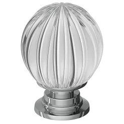 Bouton de meuble Ruis GoodHome effet chromé Ø3cm x H.3.8cm