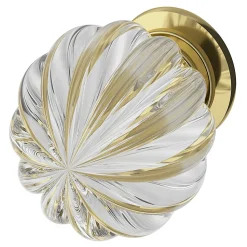 Bouton de meuble Ruis GoodHome effet or Ø3cm x H.3.8cm