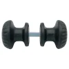 Bouton De Porte D60 mm - couple complet - en Aluminium GRIS ANTIQUE.