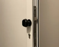 Bouton De Porte D60 mm - En Aluminium NOIR RAL 9005