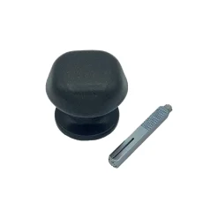 Bouton de Porte D60 mm en Aluminium GRIS ANTIQUE.