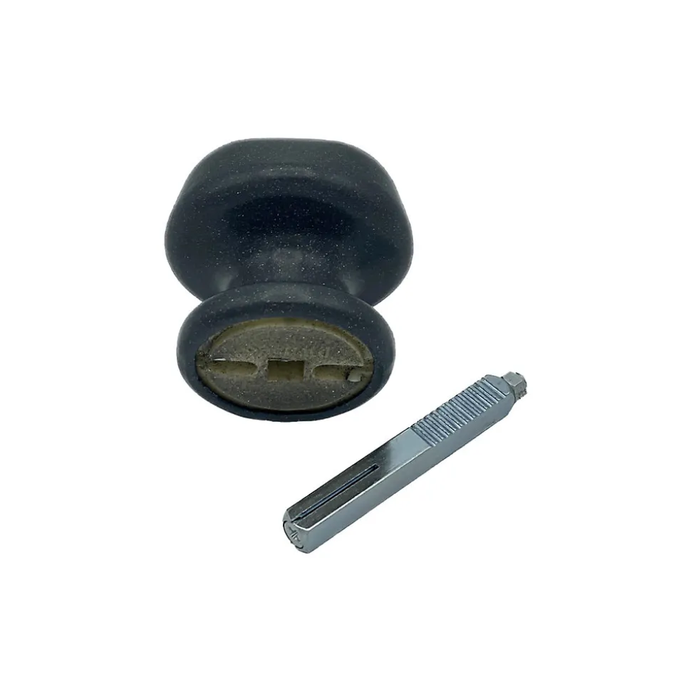 Bouton de Porte D60 mm en Aluminium GRIS ANTIQUE lot de 6