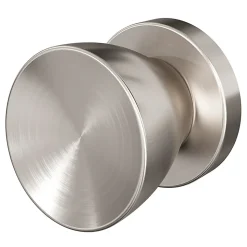 Bouton de porte double champignon GoodHome gris Ø. 48mm x l.48 x H. 44mm