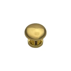 Bouton de porte tournant en laiton D60 mm avec carré d'expansion 7 ou 8 mm - lot de 6 boutons