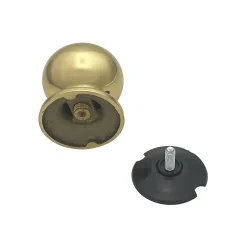 Bouton fixe en Laiton de tirage de porte D70 mm Laiton PVD Haute resistance- lot de 6 boutons