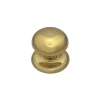 Bouton fixe de tirage de porte en Laiton D70 mm Laiton poli- lot de 6 boutons