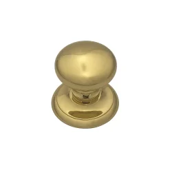 Bouton fixe de tirage de porte en Laiton D70 mm Laiton PVD Haute resistance