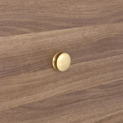 Bouton pour meuble Diamètre 50 en zamac laiton galver
