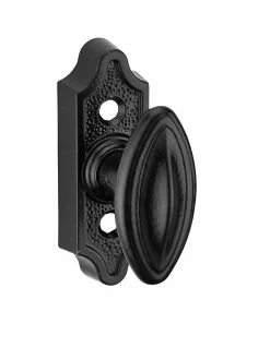 Bouton rustique pour fenêtre, carré 7mm, noir - THIRARD
