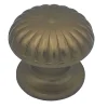 Bouton tirant de porte fixe D60 mm en aluminium Bronze satiné - breveté - lot de 6 boutons