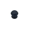 Bouton tirant de porte fixe D60 mm en aluminium Noir - breveté