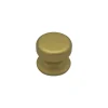 Bouton tirant de porte fixe D70 mm en aluminium Or satiné - breveté - lot de 6 boutons