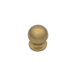 Bouton tirant de porte fixe D50 mm en aluminium Bronze poli - breveté - lot de 6 boutons