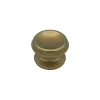 Bouton tirant de porte fixe D80 mm en aluminium Bronze poli - breveté .