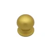 Bouton tirant de porte fixe D70 mm en aluminium Or satiné - breveté - lot de 6 boutons