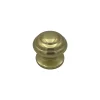 Bouton tirant de porte fixe D70 mm en aluminium Or poli - breveté