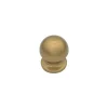 Bouton tirant de porte fixe D50 mm en aluminium Bronze poli - breveté