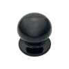 Bouton tirant de porte fixe D70 mm en aluminium NOIR RAL 9005 - breveté